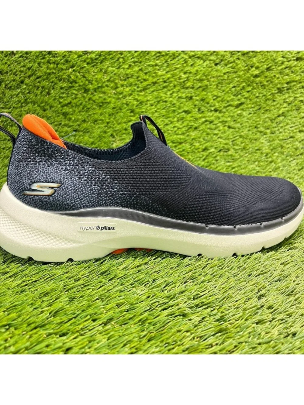 Skechers Go Walk 6 Mens Size 10 Blue Athletic Walking Slip On Shoes Sneakers